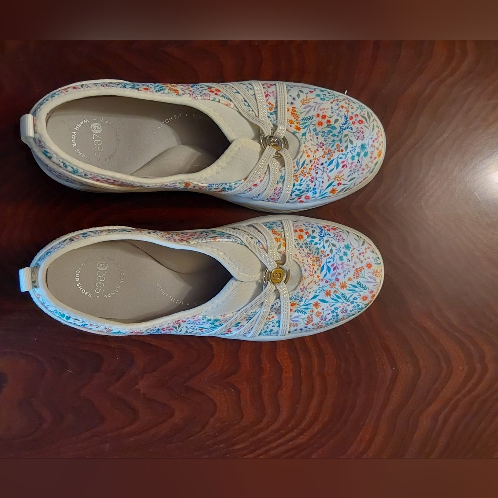 Bzees Niche Floral Slip-On Shoes